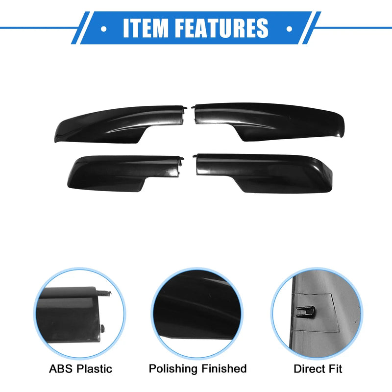 Toyota Highlander 4 x Car Roof Rack Side Rails End Covers (2001-2007)