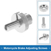 Motorcycle Brake Lever Barrel Adjusters Screws 2 x M8