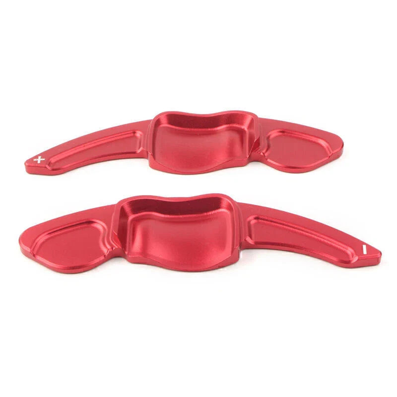 VW Golf Jetta R MK5 MK6 Red DSG Paddle Shift Extensions (2006-2014)