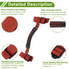 Jeep Wrangler 1987-2021 - Red 2 x Handles Roll Bar Grab Handles