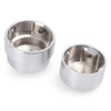 Harley Dyna Road King 1200 Custom XL1200C Chrome Rear Axle Nut Covers (2011)