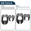 Jeep Compass Car Door Anti Kick Pad Sticker Protector (2011-2016)