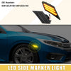 Scion FR-S Amber Light Black Pair Front LED Side Marker Lights