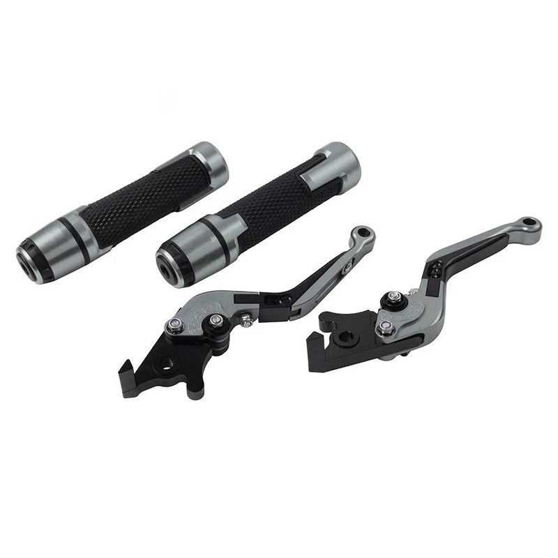 Kawasaki ZX1400 ZX14R ZZR1400 Handlebar Grips & Brake Clutch Levers Set