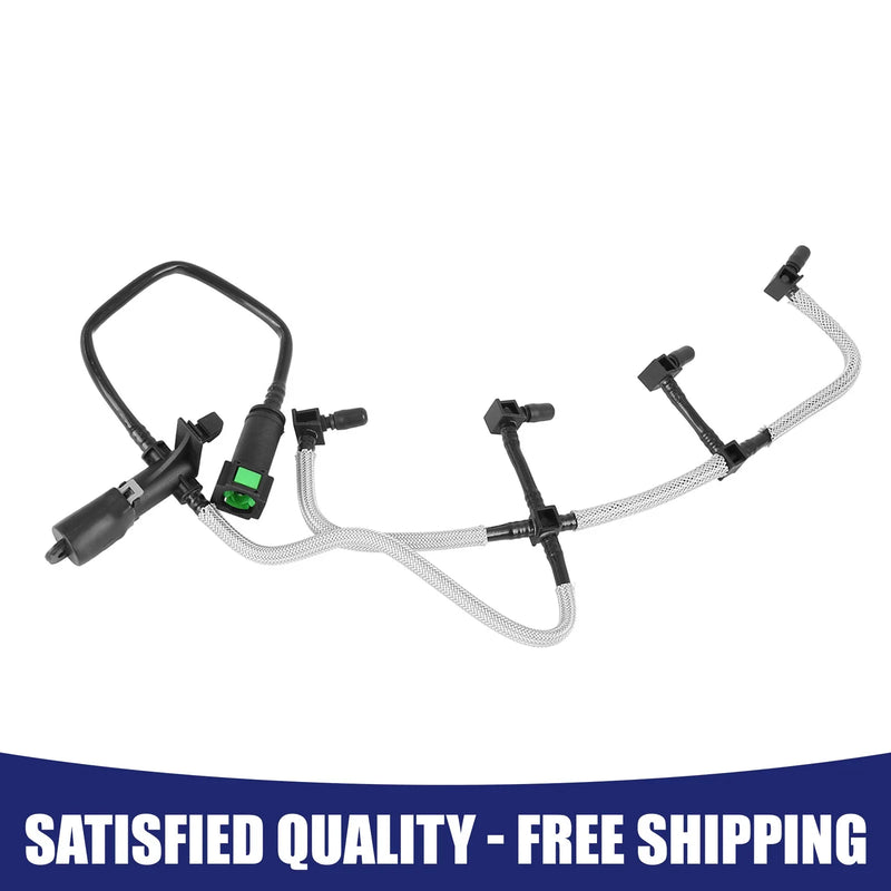Ford Focus Diesel Fuel Return Line Leak Off Pipe with Sensor