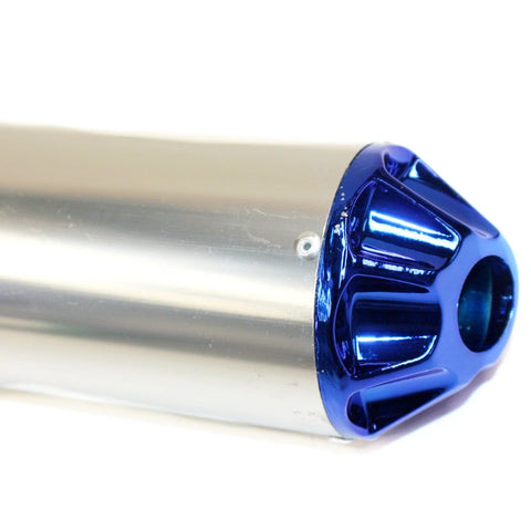 90cc 110cc 125cc 140cc PIT PRO Dirt Bike BLUE Exhaust Pipe Muffler System