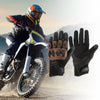 L / 1 Pair / Motorcycle Gloves Breathable Full Finger Goatskin Outdoor Gloves Brown