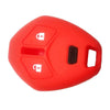 Mitsubishi Outlander Mirage Lancer Red Silicone Smart Key Case Cover (2013-2023)