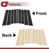 Mercedes-Benz GL-Class (2013-2015) Black 10 x Car Door Pillar Window Trims