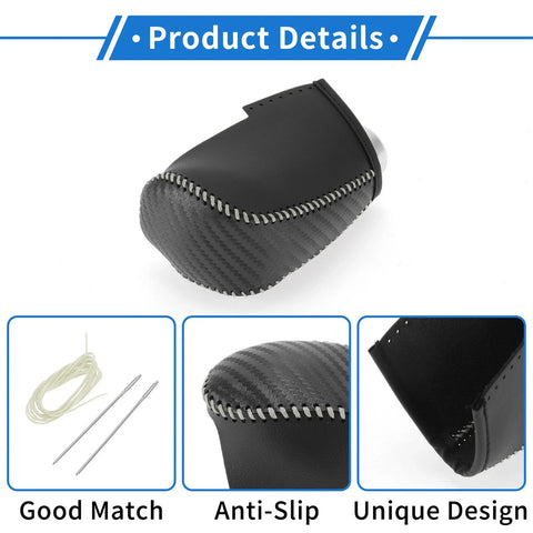 Nissan Altima (2019-2024) Black Carbon Fiber Car Gear Shift Knob Cover
