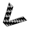 Vehicle Carbon Black Car Badge Emblem Alphabet Letter Decals Stickers