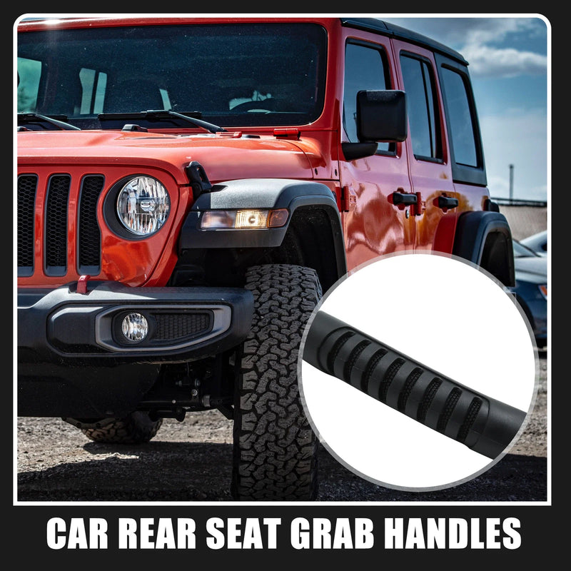 Jeep Wrangler Black Rear Seat Grab Handle Grip (2007-2018)