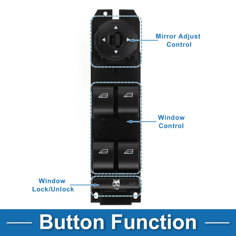 Ford Escape, Focus, Transit Connect Front Power Window Switch (2013-2023)