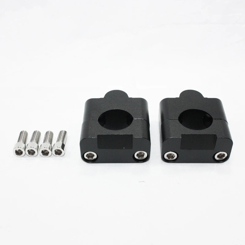 PIT PRO TRAIL ATV CNC Black 7/8" to 1-1/8" Handle Bar Clamp Riser