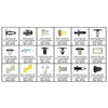 Toyota Hood Grill Bumper Fender Retainer Assortment Clips