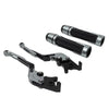 Kawasaki ZX6R Titanium Extendable Brake Clutch Levers Grip Set (2005-2023)