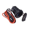 Car & Boat Socket QC3.0 USB Charger Power Outlet with LED Voltmeter