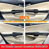 Honda Accord Crosstour 4x Door Panel Strip Carbon Fiber Trim (2008–2013)