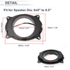 Toyota   Set Speaker Spacer Adapter 6x9" to 6.5"