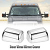 Ford F250 F350 F450 F550 Top Half Chrome Mirror Covers (2008-2016)