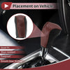 Toyota Corolla 1 Pc / Gear Shift Knob Cover Brown Faux Leather