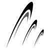 Camper Trailer Body Stickers Black & Gray Vinyl Graphics Decals