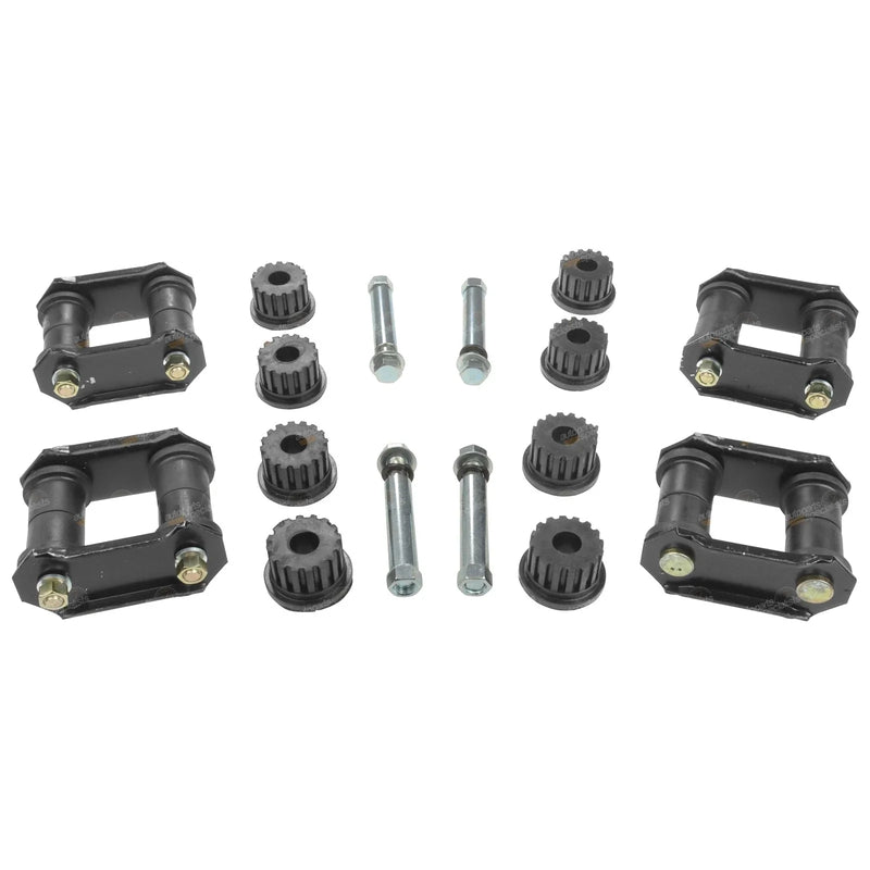 Sierra LJ / SJ / SJ410 / SJ413 / MG410 Full Leaf Spring Shackle + Rubber Bush Kit