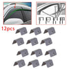 HEKO SNED G3 12 x Channel Rain Wind Deflector Clips