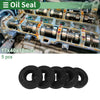 Make Model Oil Seal 17x40x10mm Seal Ring Rotary Shaft NBR Rubber Black