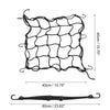 Motorcycle Black 3 x 40cm Elastic Luggage Cargo Net 60cm Helmet Net