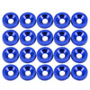 20 x Car Motorcycle Blue M6 Fender Bumper Washer Bolt Engine Bay Fastener