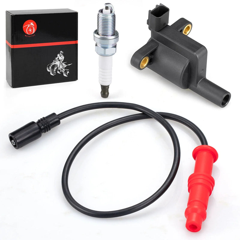 Polaris Sportsman XP 550 EPS Ignition coil w/ Wire Cap Spark Plug (2009–2013)