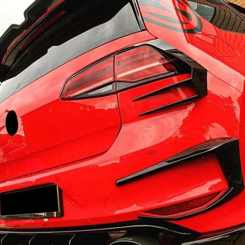 VW Golf 7 GTI R GTD Rear Bumper Spoiler Fog Light Trim (2013-2016)