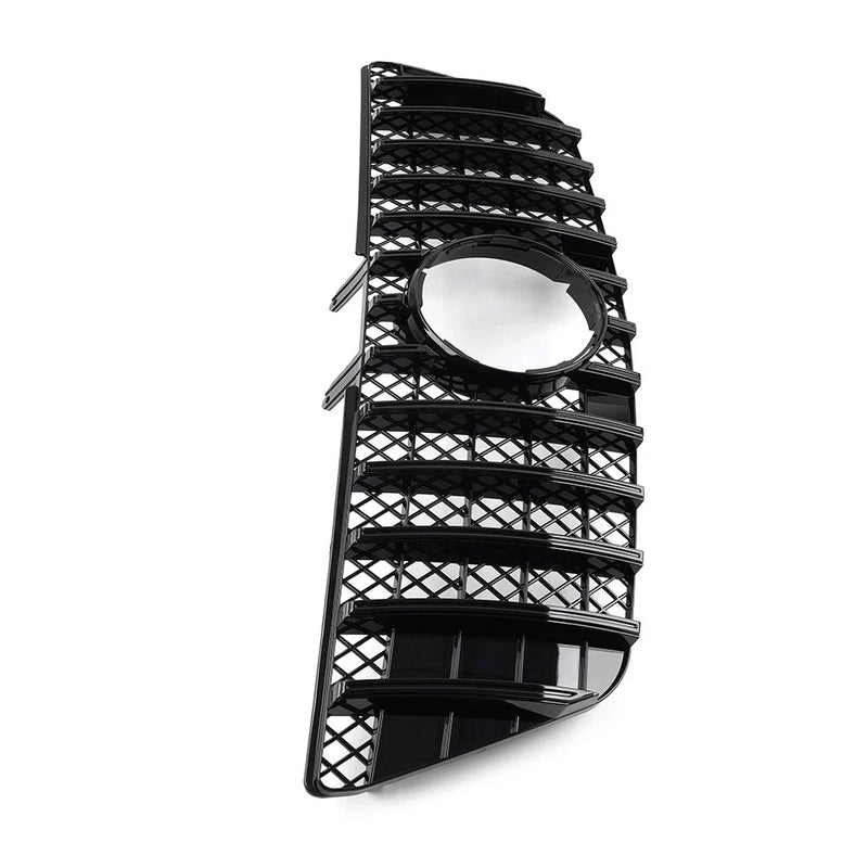 Benz ML Class W164 GTR Style Front Bumper Hood Diamond Grille (2009-2012)