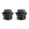 Harley Softail XL Dyna Electra Glide 2 x Right Pop Up Tank Cap Black (1982-2010)