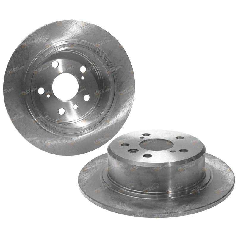 Toyota Avalon 2 x LH+RH Rear Disc Brake Rotors Pair (2000–2003)