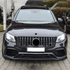 Benz GLC63 AMG X253 Gloss Black Front Bumper Lip (2016-2019)