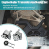 Jeep Cherokee, Chrysler 200 2.4L Engine Motor Transmission Mounts Set (2011-2017)