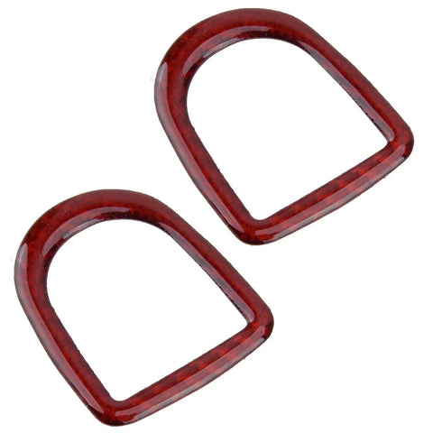 Ford Mustang GT Red Carbon Fiber Door Lock Pins Covers (2005-2009)