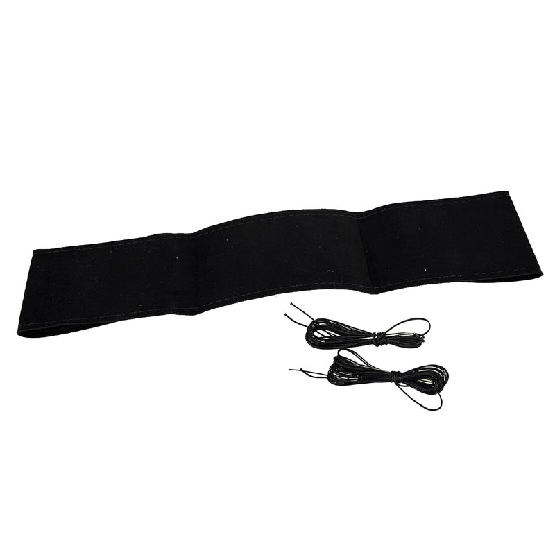 Universal Cars 38cm Suede Leather Anti-Slip Steering Wheel Cover