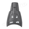 Saab 9-3 Sport Car (2003-2011) Black 4 x Key Shell Fob Cover