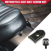 Harley Davidson Motorcycle Seat Bolt Screw with Knob Cover Set