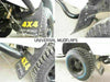 Mitsubishi 4WD 4X4 Off-Road Mud Flaps Splash Guards  Black Rubber