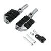 Harley Softail Slim Chrome Rear Passenger Foot Pegs (2012-2017)