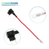 Universal Car Fuse Tap 12V with 15A Mini ATM Blade Type Fuse (N/A)