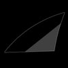 Tesla Model Y Rear Door Panel Clear Protection Film (2020-2023)
