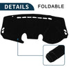 Mazda 2 Demio (2007-2014) Sun Protector Black Dashboard Cover Mat