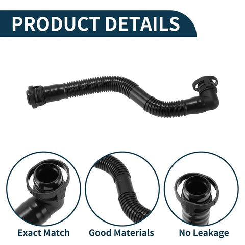 Porsche Cayenne S 9PA 4.5L Rubber Coolant Pipe Radiator Hose