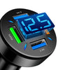 Car 1x Universal 4USB Cigarette Lighter Socket Charger Adapter