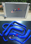 Holden Commodore VG VL VN VP VR VS V8 5.0L Aluminum Radiator & RED Hose (1988-1997)